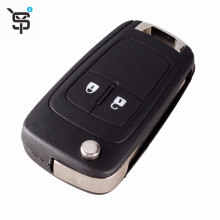 Factory price folding 2botton remote key shell for Opel folding remote car key case id46 Hu100